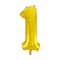 6 Pack: Gold Foil Number Balloon by Celebrate It&#x2122;